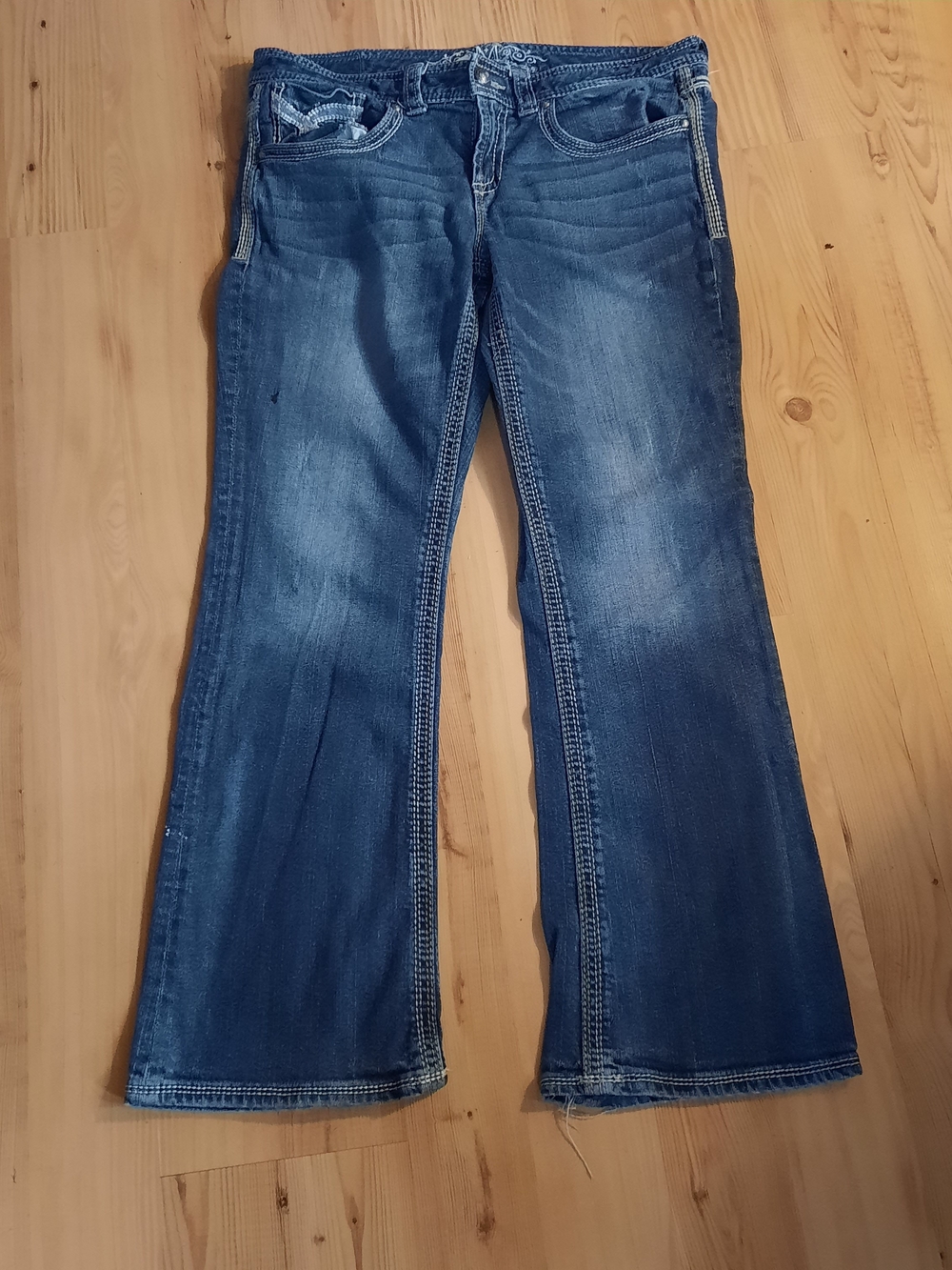 Maurice women’s Blue Flared Jeans - Classic Indigo Wash